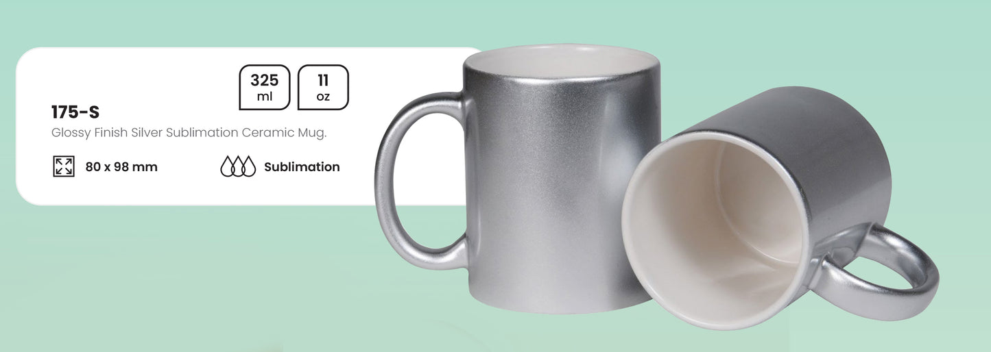 Glossy Silve Mug