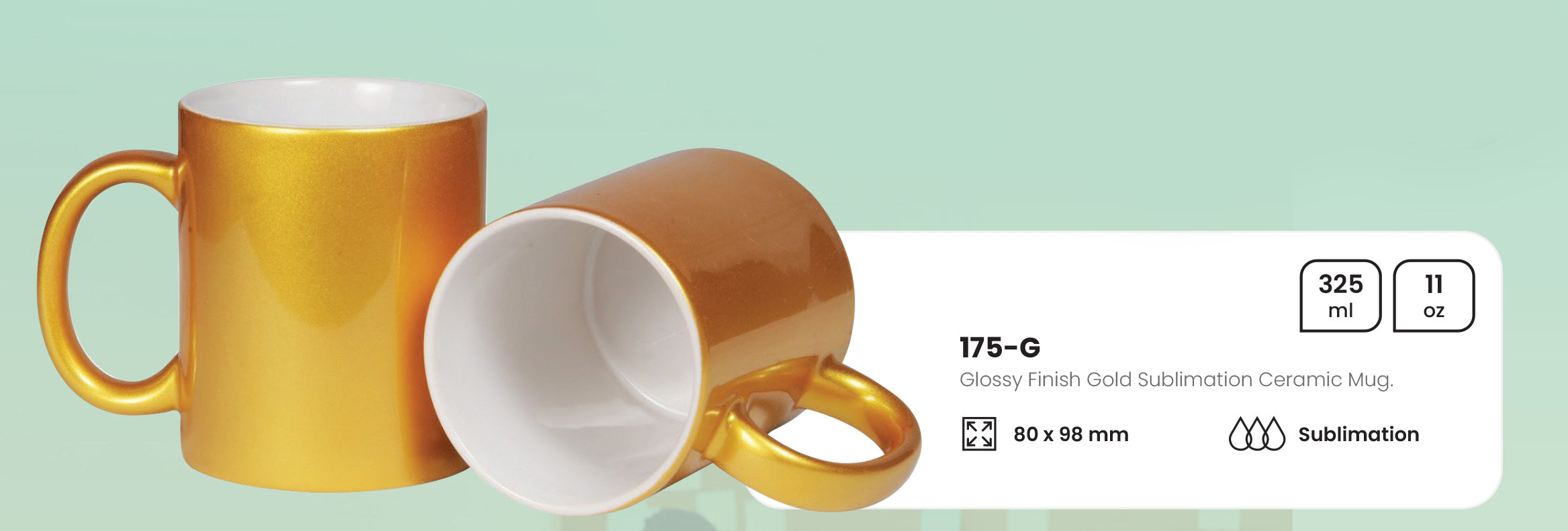Glossy Gold Mug