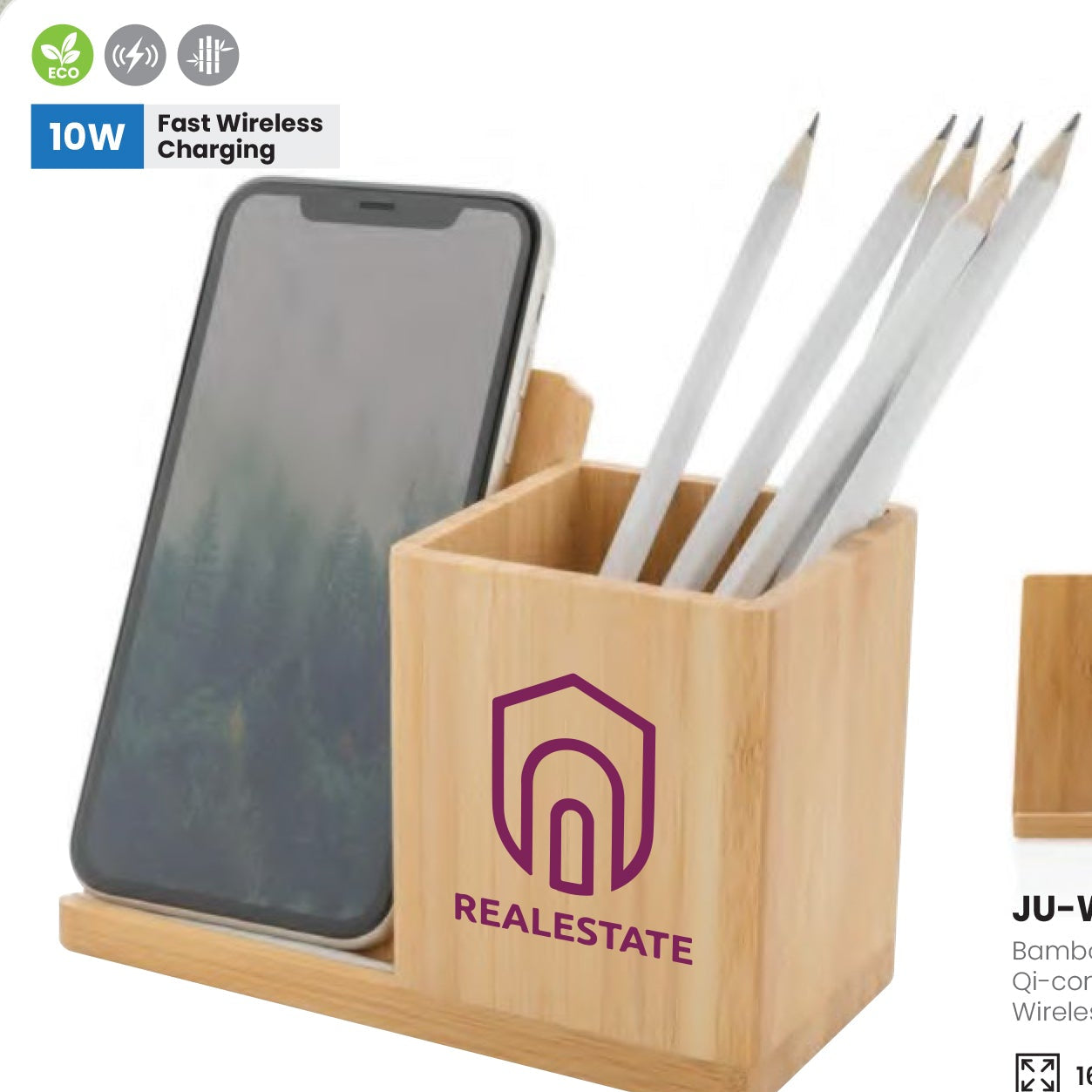 Pen Holder with Wireless Charger