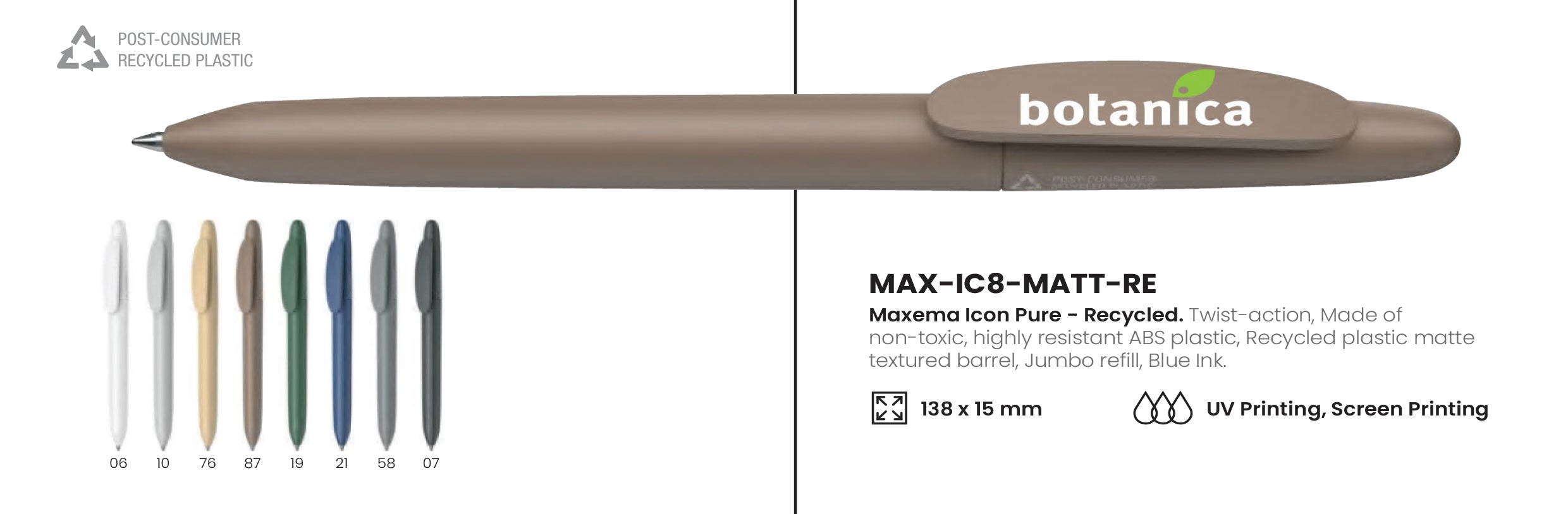 plastic pen