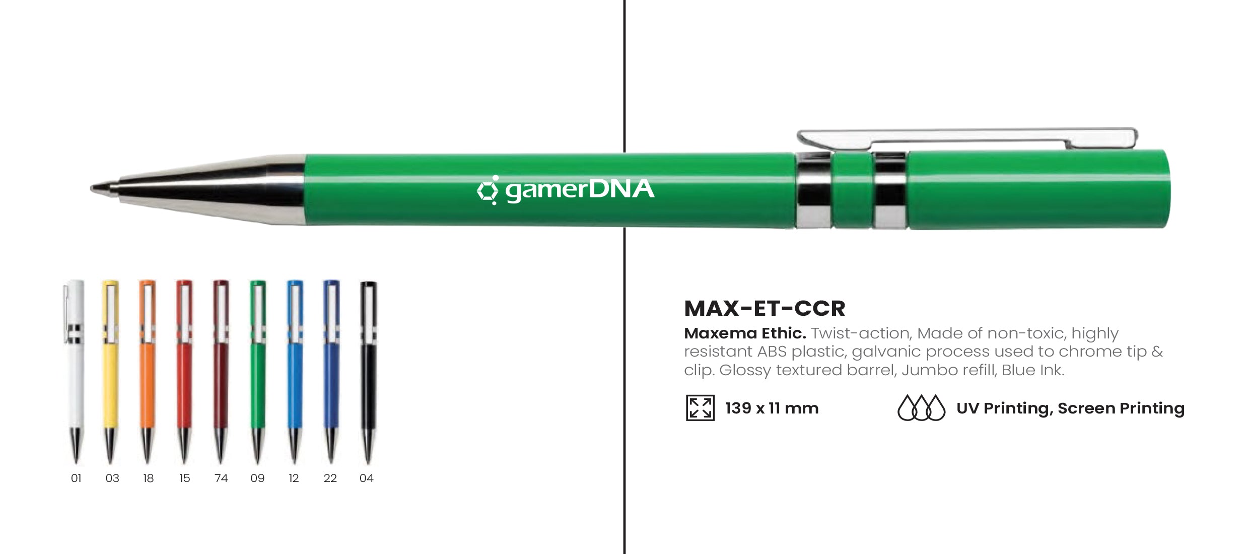 plastic pen