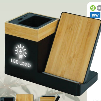 Pen Holder with Wireless Charger