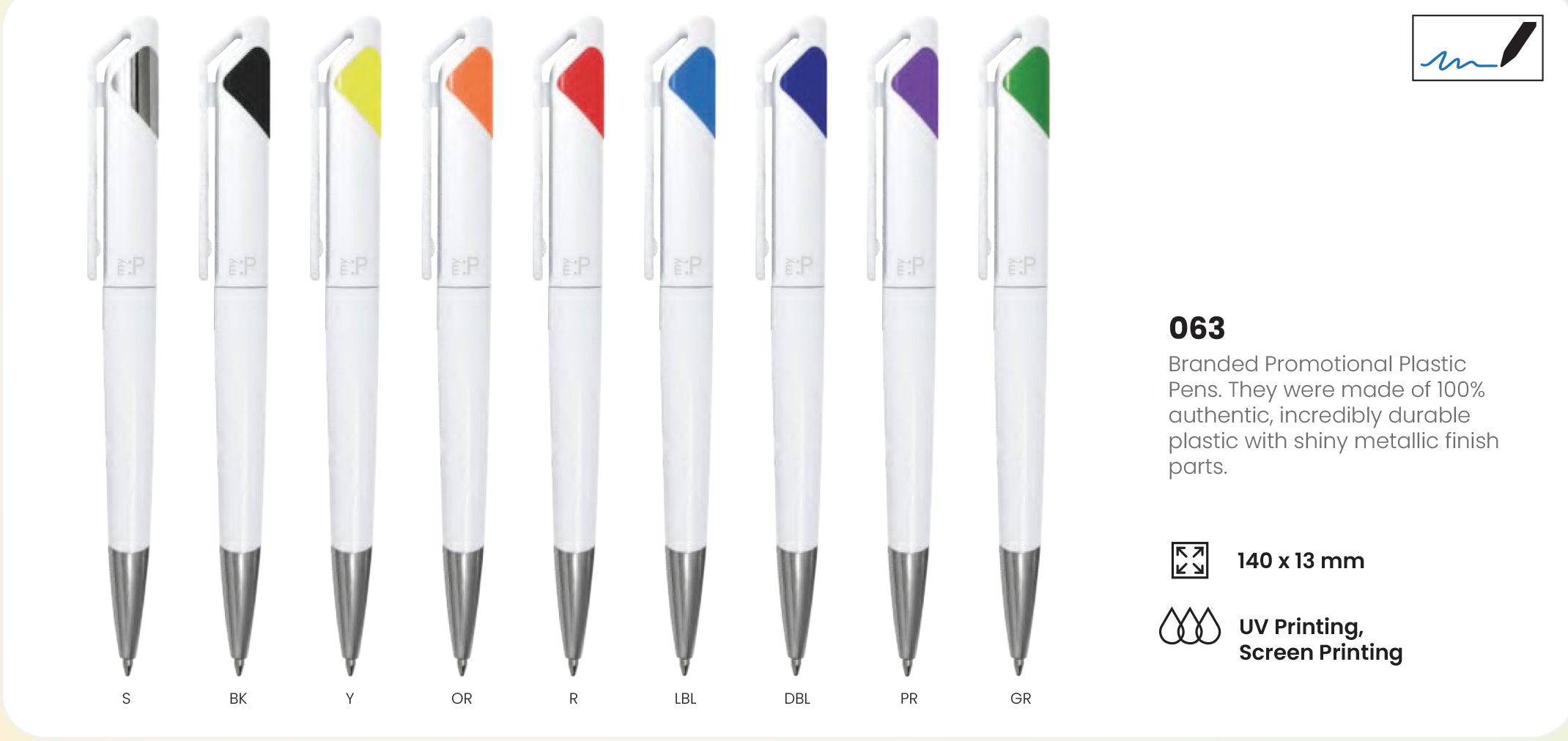 plastic pen