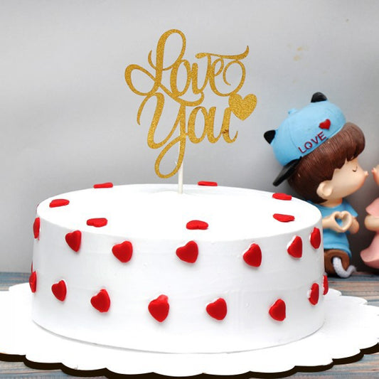 I Love You Cake