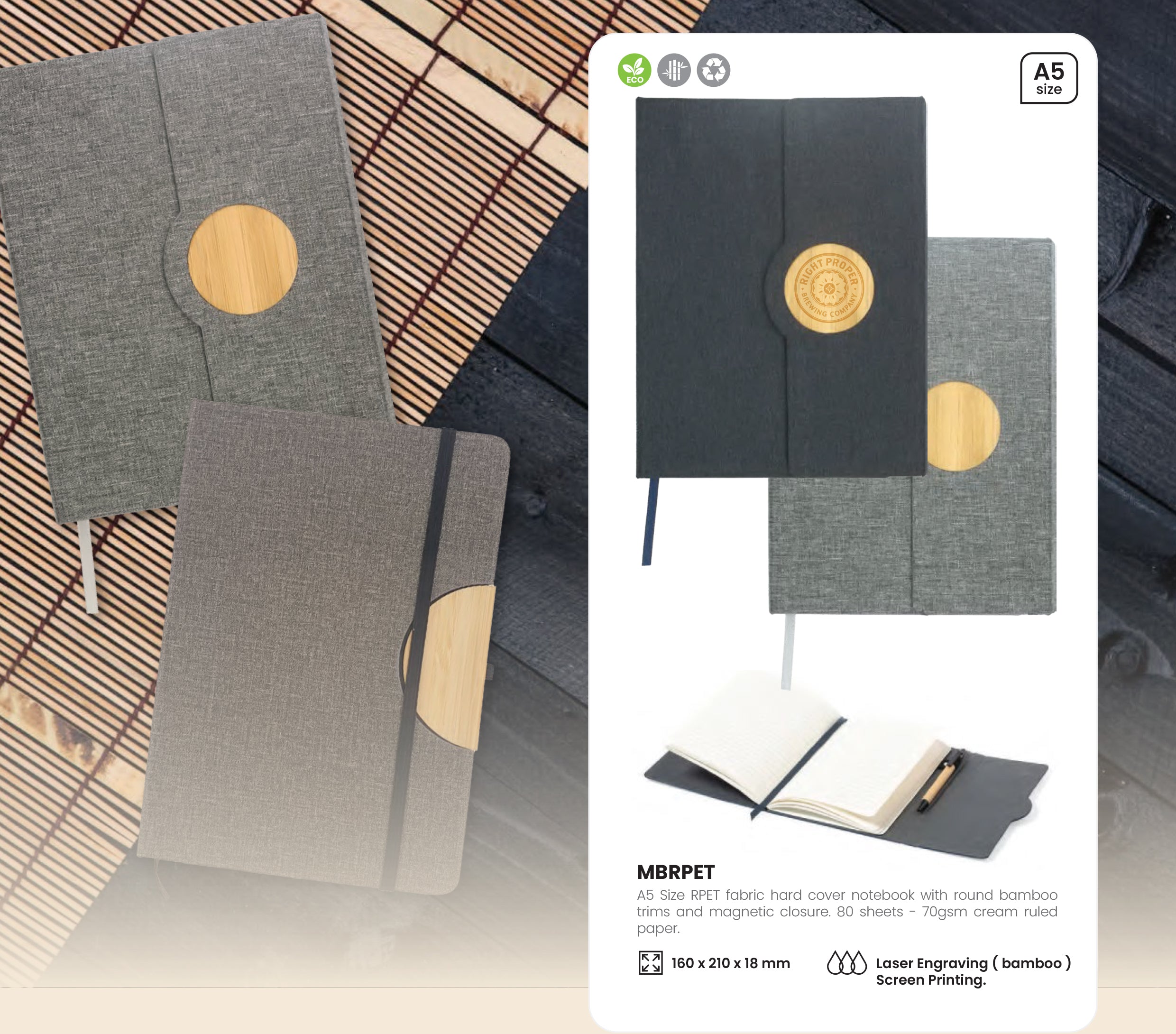 Notebook with your logo