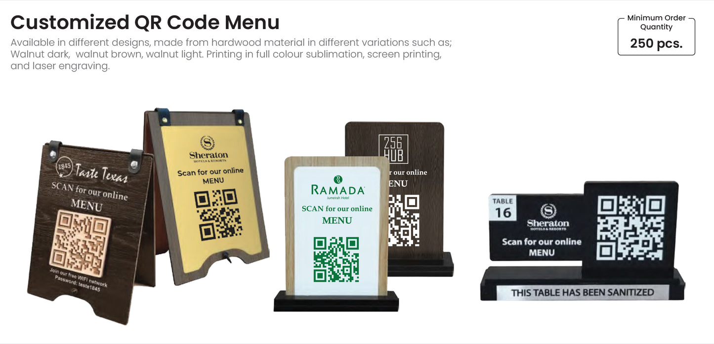QR Code Menu