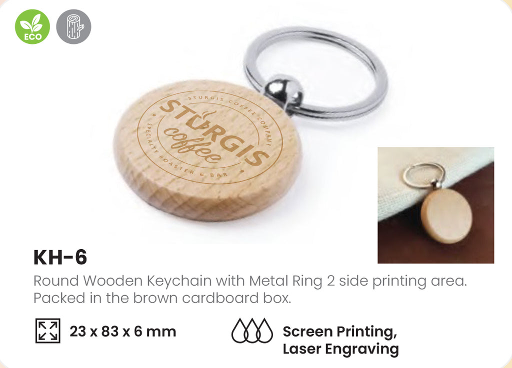 Bamboo Keychain