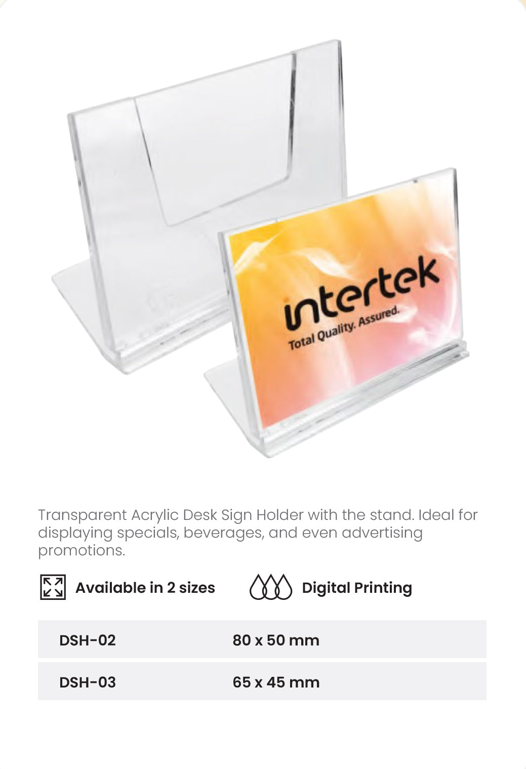 Table Display Stand
