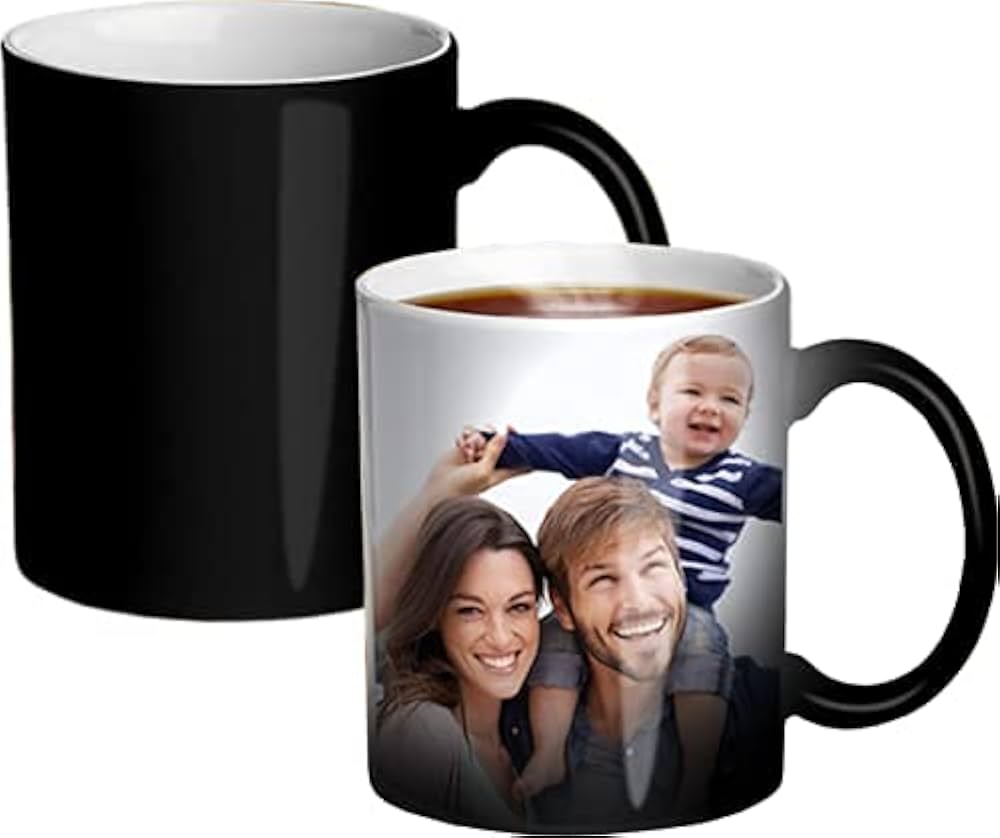 Matte Black Color changing mug