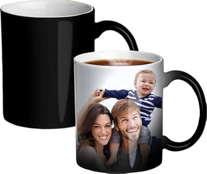 Matte Black Color changing mug