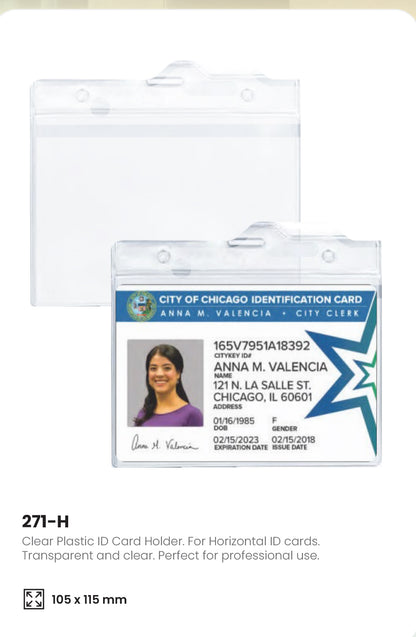 Plastic ID Card Holder