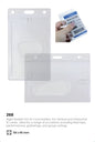 Plastic ID Card Holder
