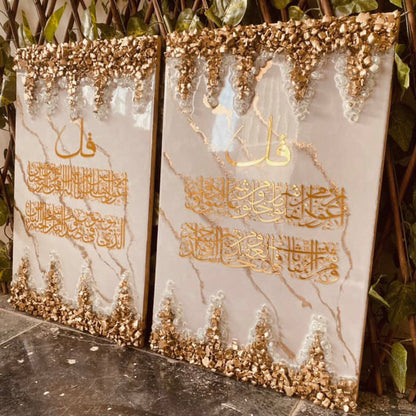 Luxury Resin Crystal Islamic Wall Art