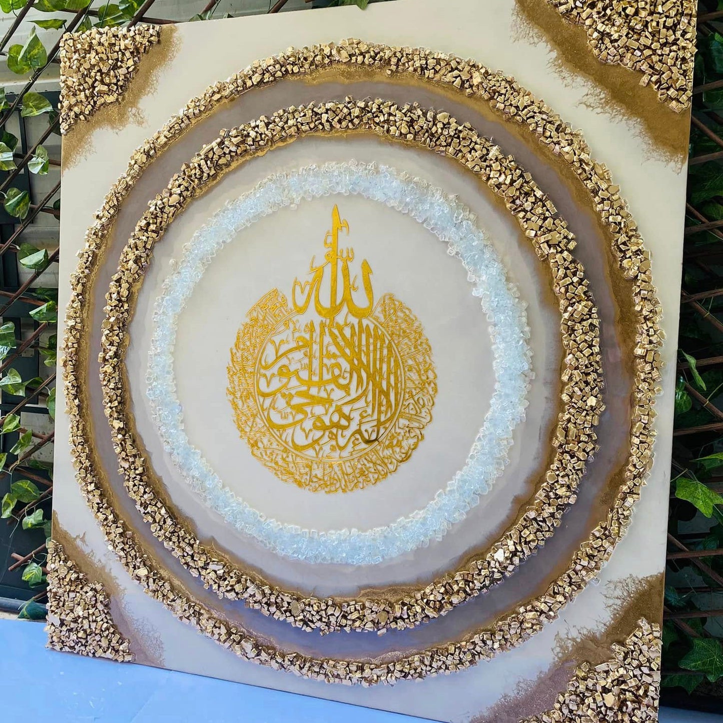Luxury Resin Crystal Islamic Wall Art