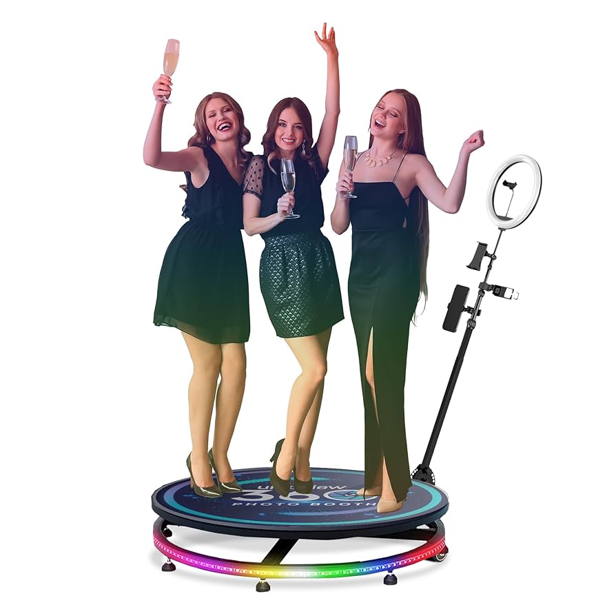 Portable 360 Spin Photo Booth Rental System