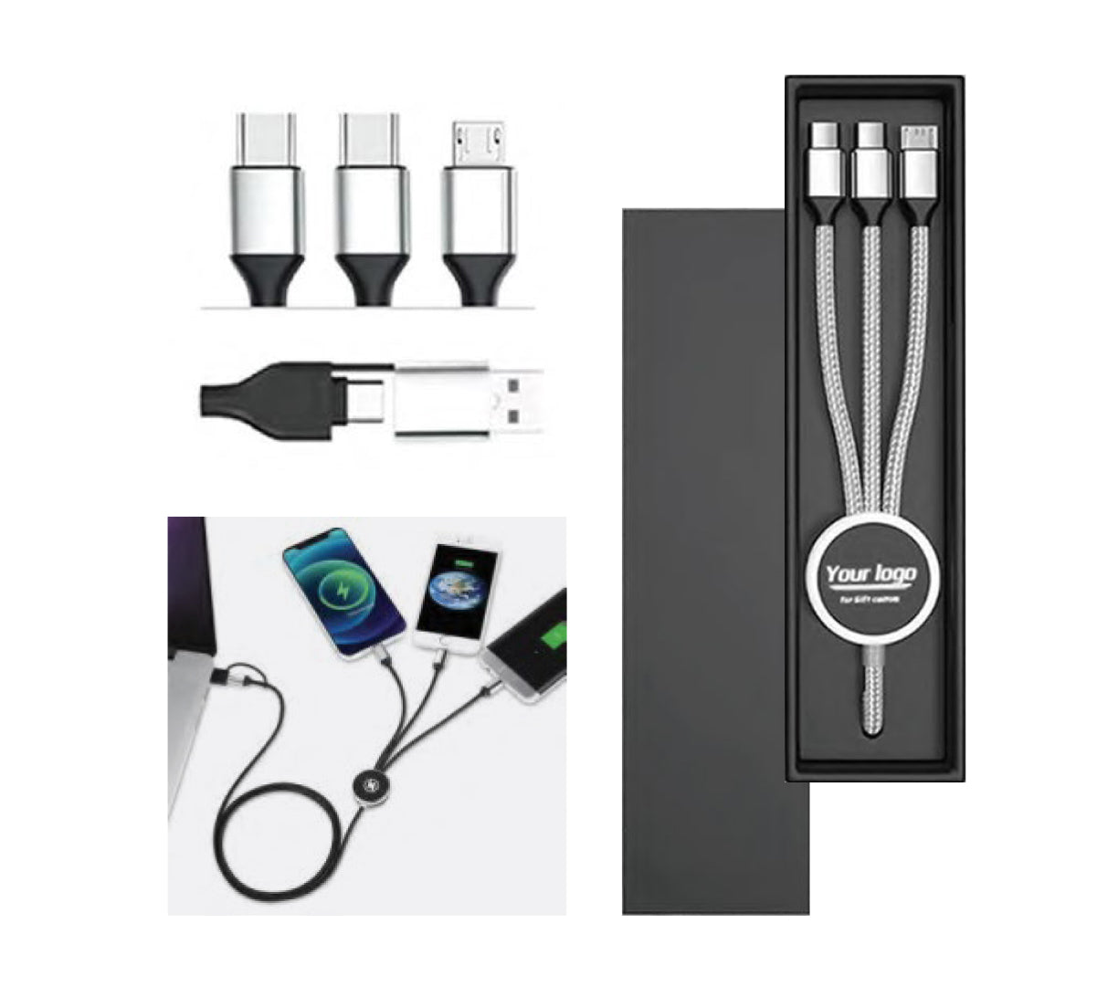 3-in-1 wire charger
