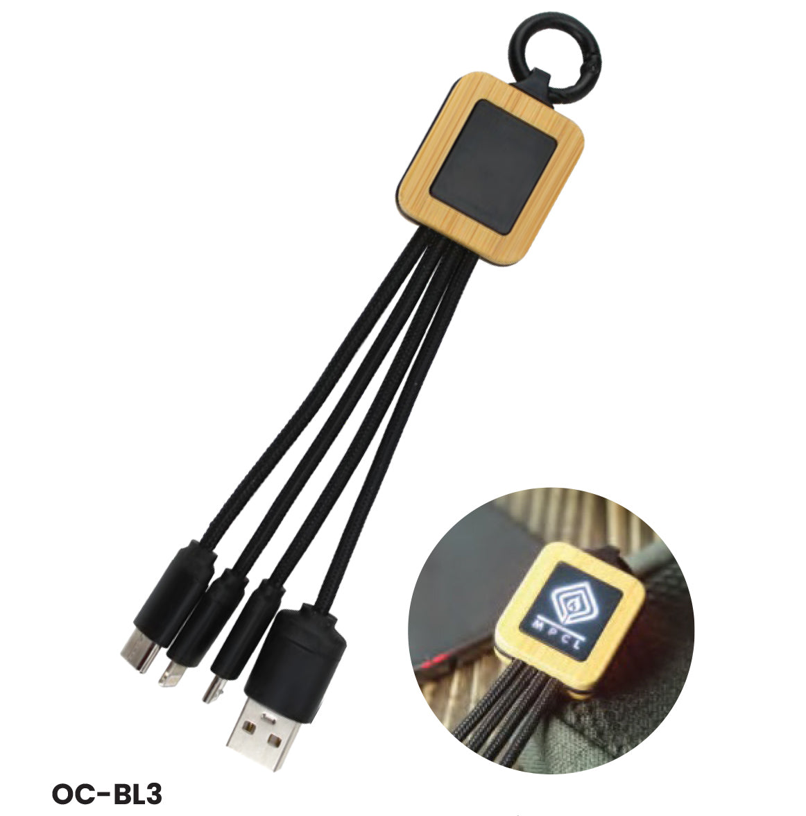 3-in-1 wire charger