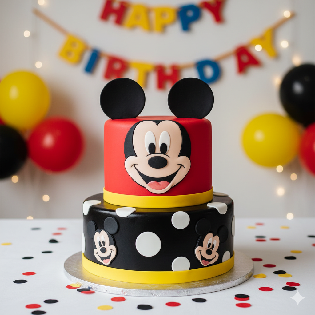 Mickey Mouse Clubhouse Birthday Cake