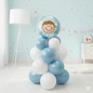 Baby Boy Balloon Pillar